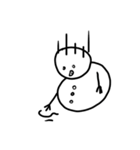 snow man.（個別スタンプ：20）