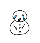 snow man.（個別スタンプ：22）