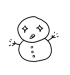 snow man.（個別スタンプ：23）