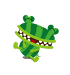 watermelon frog（個別スタンプ：8）