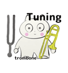 orchestra trombone traditional Chinese（個別スタンプ：10）