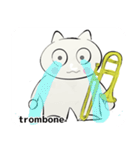 orchestra trombone traditional Chinese（個別スタンプ：17）