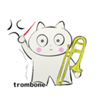 orchestra trombone traditional Chinese（個別スタンプ：29）