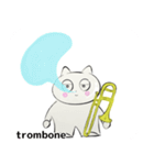orchestra trombone traditional Chinese（個別スタンプ：35）