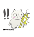 orchestra trombone traditional Chinese（個別スタンプ：38）
