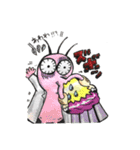訴えかけるキャラのスタンプ（個別スタンプ：5）