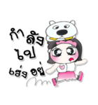 >>Miss. Sako and dog<<（個別スタンプ：23）