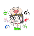 Hi！！ my name is Naomi..Love pig..（個別スタンプ：21）