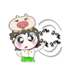 Hi！！ my name is Naomi..Love pig..（個別スタンプ：25）