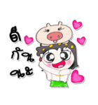 Hi！！ my name is Naomi..Love pig..（個別スタンプ：27）