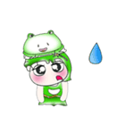 Miss. Hoshi. Love Frog..^^（個別スタンプ：4）