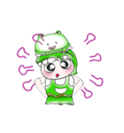 Miss. Hoshi. Love Frog..^^（個別スタンプ：7）