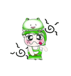 Miss. Hoshi. Love Frog..^^（個別スタンプ：9）