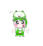 Miss. Hoshi. Love Frog..^^（個別スタンプ：13）