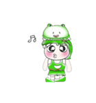 Miss. Hoshi. Love Frog..^^（個別スタンプ：16）