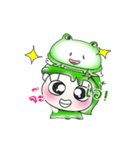 Miss. Hoshi. Love Frog..^^（個別スタンプ：19）
