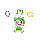 Miss. Hoshi. Love Frog..^^（個別スタンプ：24）