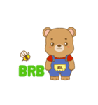 Sign Bear 1- American Sign Language Bear（個別スタンプ：3）