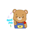 Sign Bear 1- American Sign Language Bear（個別スタンプ：6）