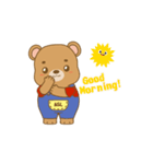 Sign Bear 1- American Sign Language Bear（個別スタンプ：7）