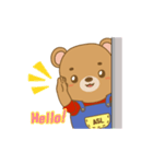 Sign Bear 1- American Sign Language Bear（個別スタンプ：10）