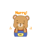 Sign Bear 1- American Sign Language Bear（個別スタンプ：11）