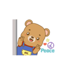 Sign Bear 1- American Sign Language Bear（個別スタンプ：13）