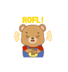 Sign Bear 1- American Sign Language Bear（個別スタンプ：19）