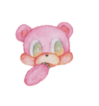かわいい感じのクマっぽいナニカ（個別スタンプ：1）