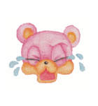かわいい感じのクマっぽいナニカ（個別スタンプ：3）