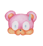 かわいい感じのクマっぽいナニカ（個別スタンプ：4）