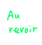 French greeting（個別スタンプ：9）