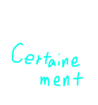French greeting（個別スタンプ：16）