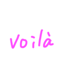 French greeting（個別スタンプ：19）