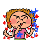 もじゃはちクン（個別スタンプ：4）