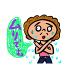 もじゃはちクン（個別スタンプ：38）