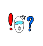 ゴーグル好きな男（個別スタンプ：7）