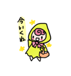 ネコとおんなのこ（個別スタンプ：4）