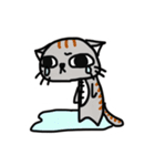 ネコとおんなのこ（個別スタンプ：5）