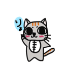 ネコとおんなのこ（個別スタンプ：6）