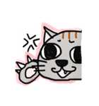 ネコとおんなのこ（個別スタンプ：7）