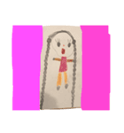 kids artist drawings（個別スタンプ：4）