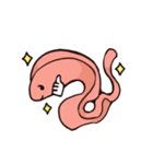ゆるい寄生虫（個別スタンプ：3）