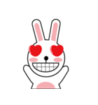 A crazy cute rabbit2（個別スタンプ：1）