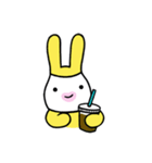 Do you want BANANA(charming rabbit)？（個別スタンプ：1）