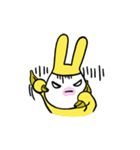 Do you want BANANA(charming rabbit)？（個別スタンプ：11）