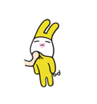 Do you want BANANA(charming rabbit)？（個別スタンプ：12）
