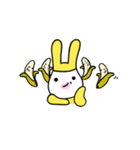 Do you want BANANA(charming rabbit)？（個別スタンプ：14）