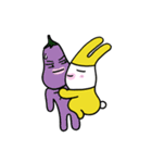 Do you want BANANA(charming rabbit)？（個別スタンプ：16）