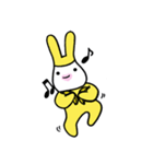 Do you want BANANA(charming rabbit)？（個別スタンプ：18）